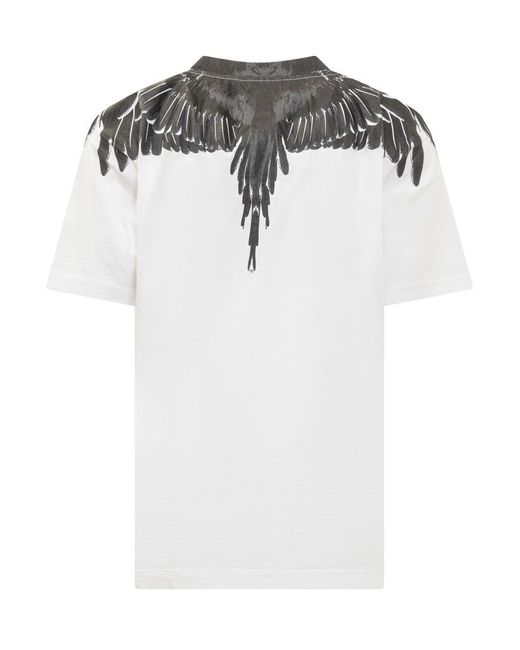 Marcelo Burlon White Wings-print T-shirt for men