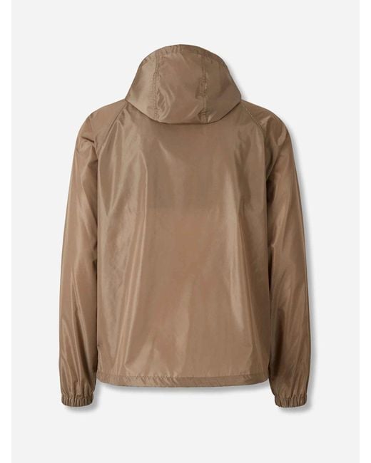 Burberry Brown Windbreaker Technical Jacket for men