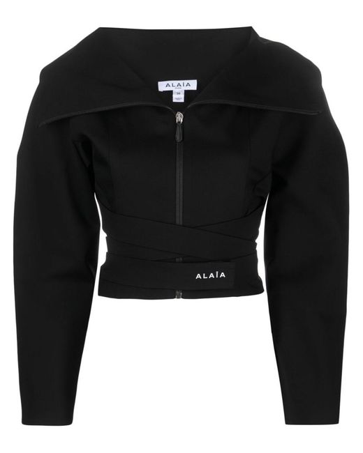Alaïa Black Cropped Jacket