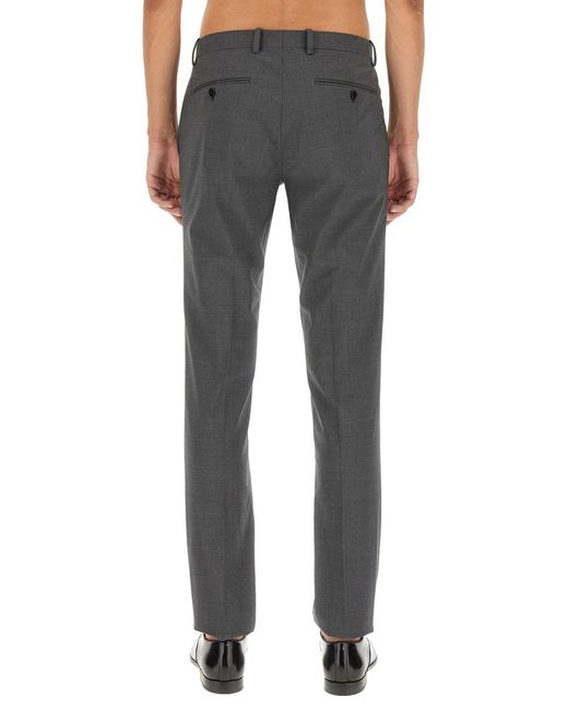 Theory Gray Regular Fit Pants for men