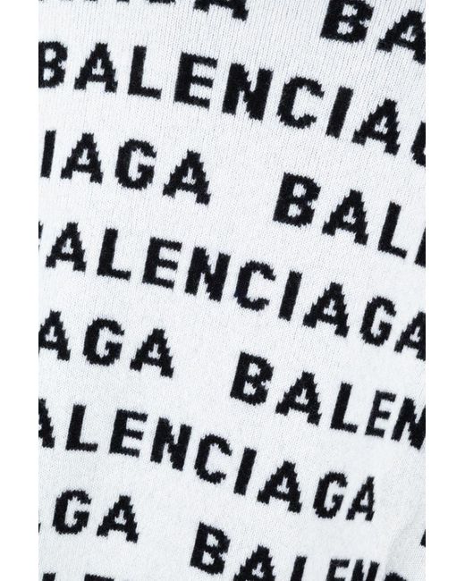 Balenciaga white jumper discount