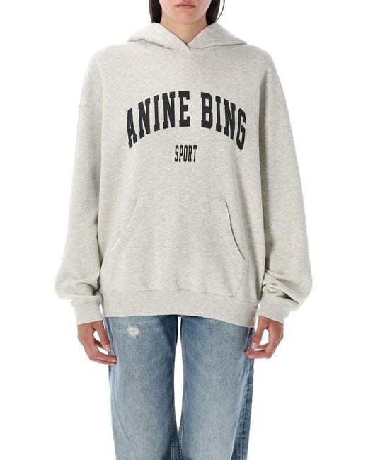 Anine Bing Gray Harvey Hoodie