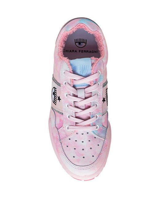Chiara Ferragni Pink Low Cf1 Sneaker