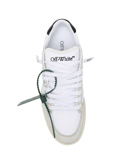 Off-White c/o Virgil Abloh White Off- 5.0 Panelled Canvas Sneakers