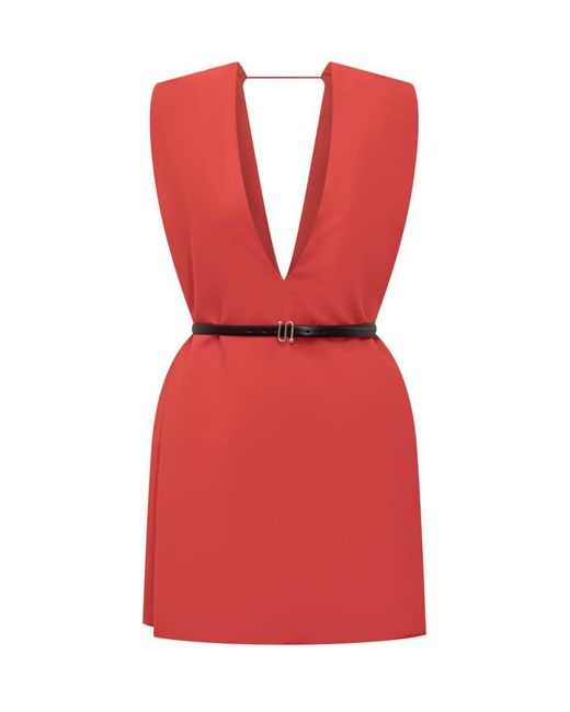 Sportmax Red Citrus Dress
