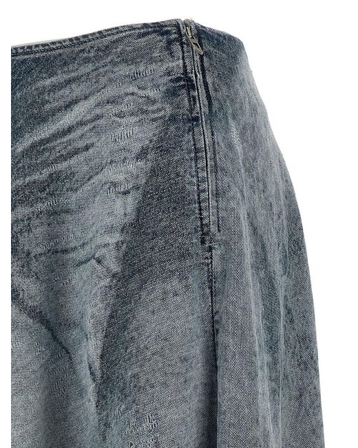 DIESEL Gray 'de-annet-fsh' Skirt