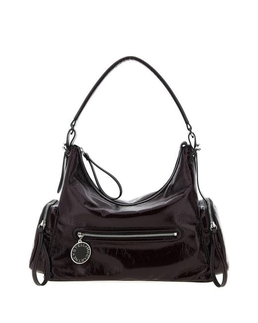 Stella McCartney Black Dartmoor Shoulder Bag With Zipper