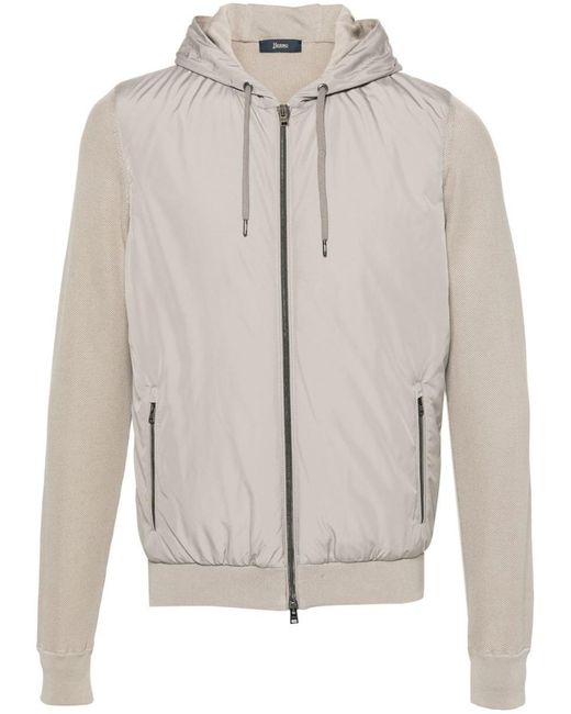 Herno Gray Light Cotton Jacket for men