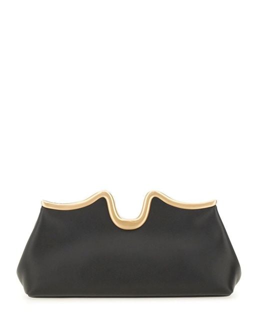 Cult Gaia Black "Valma" Clutch Bag