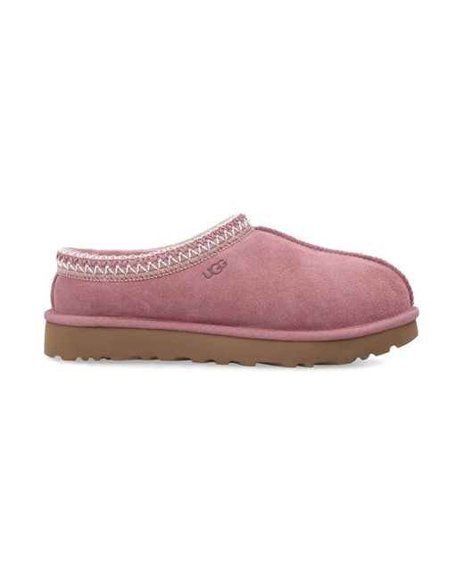 Ugg Pink Tasman Ii Suede Slippers