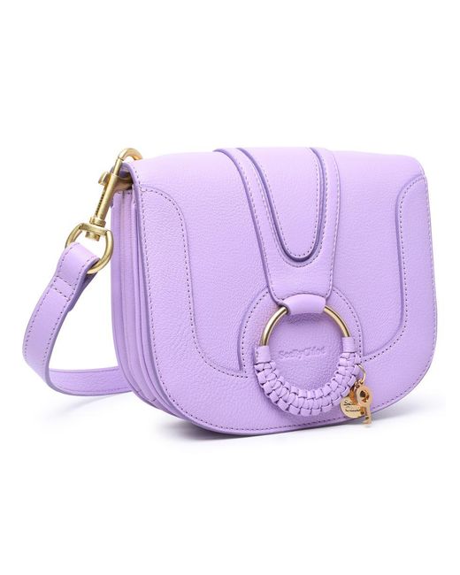 See By Chloé Purple 'Hana' Lilac Leather Bag