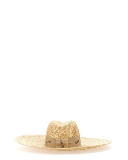 Borsalino Natural Straw Hat