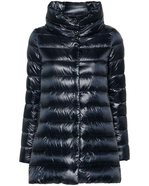 Herno Blue Amelia Midi Down Jacket