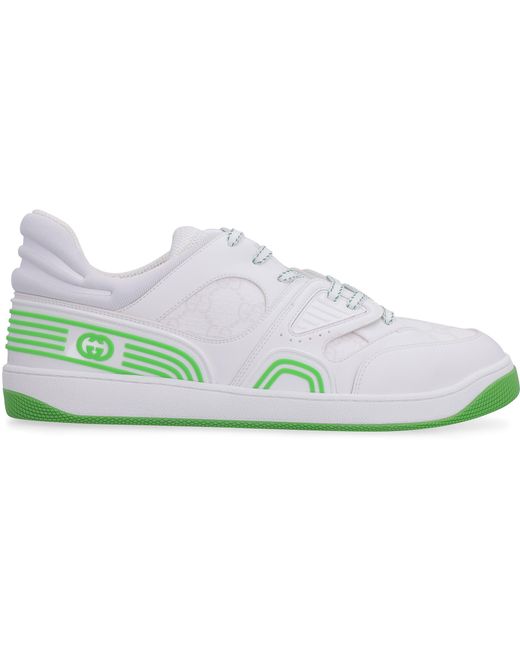 Gucci White Basket Low-top Sneakers for men