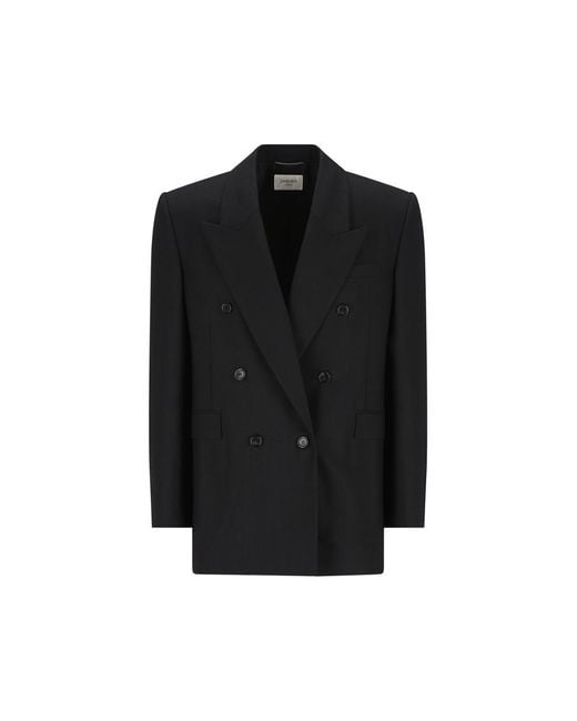Saint Laurent Black Jackets for men