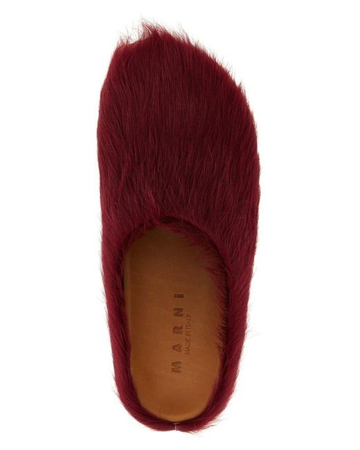 Marni 'Fussbett' Sabots in Red for Men | Lyst UK