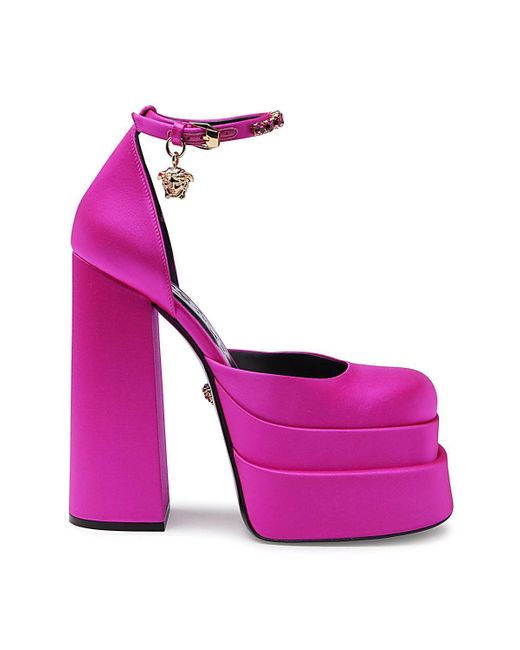 Versace With Heel in Purple | Lyst