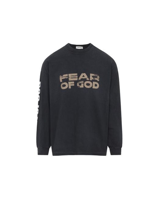 Fear Of God Black Tshirt for men
