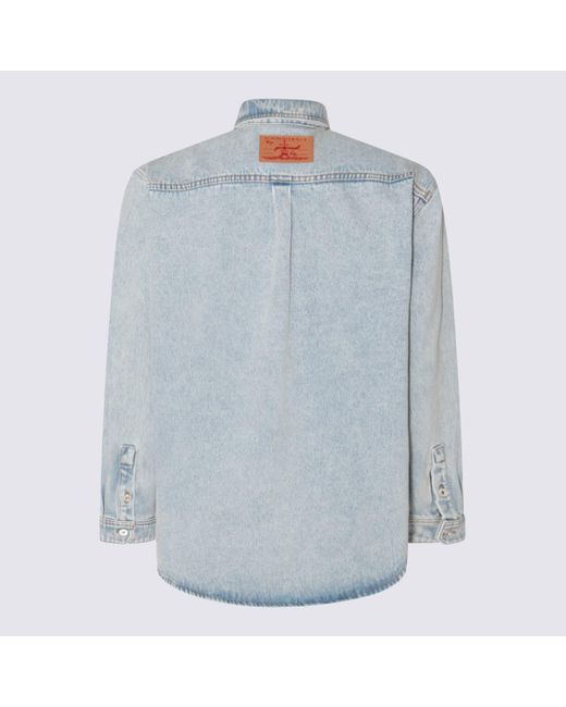 Y. Project Blue Light Cotton Denim Jacket for men