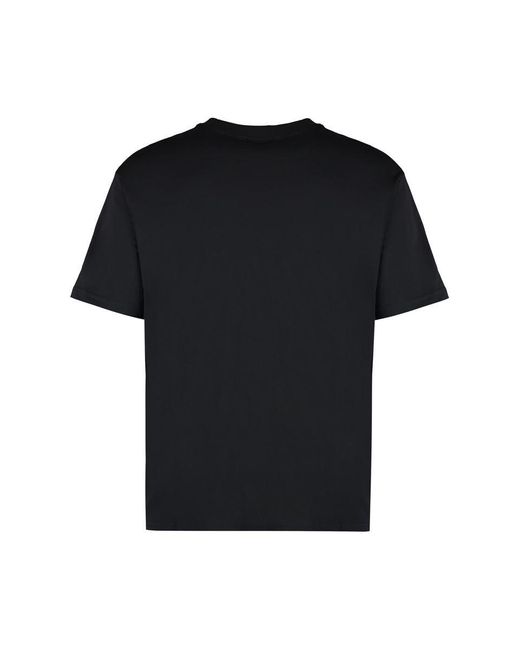 A.P.C. Black Kyle Cotton Crew-neck T-shirt for men