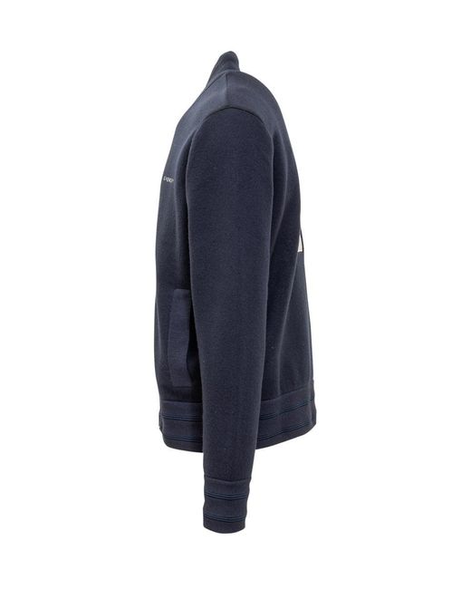 Givenchy Blue 4g Stars Knitted Varsity Jacket for men