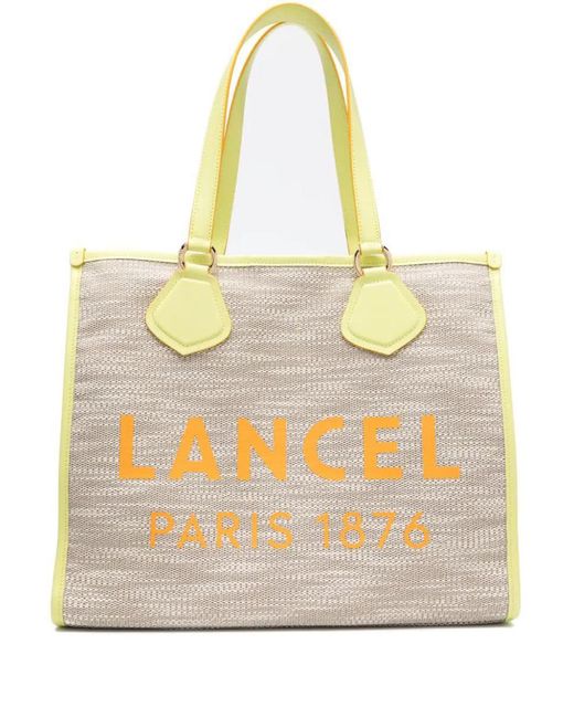 Lancel Natural L Tote Bags