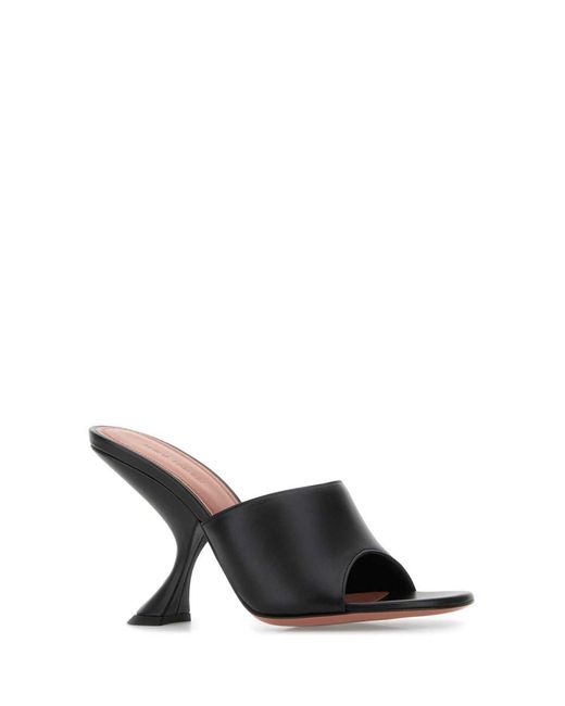 AMINA MUADDI Black Sandals