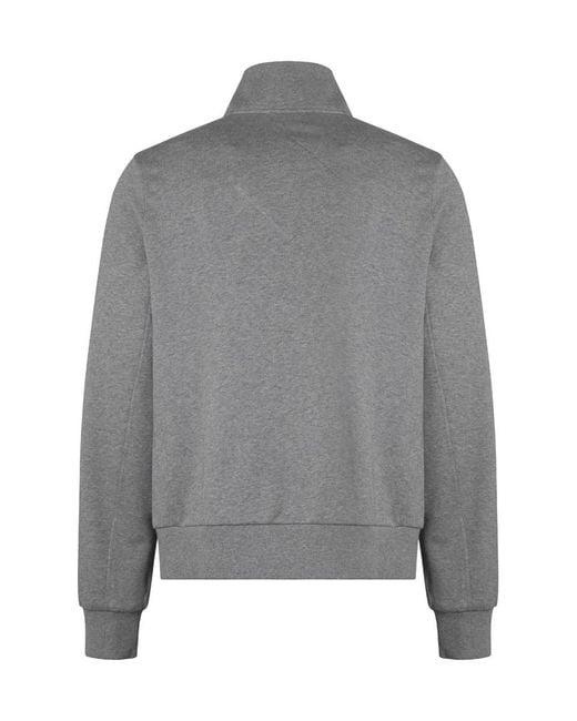 Canada Goose Gray Huron Hybridge Cardigan With Padded Front Panel for men