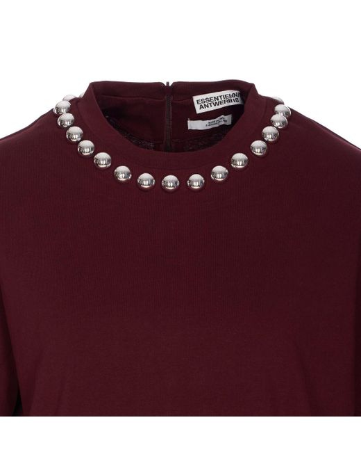 Essentiel Antwerp Purple T-shirts And Polos