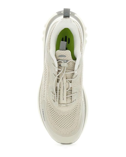 BBACK White 'Pro Dynamic' Sneakers With Extra Cushioning Sole