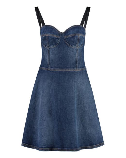 Dolce & Gabbana Blue Denim Dress