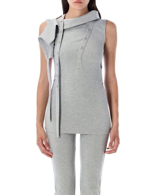 OTTOLINGER Ada Top in Gray | Lyst