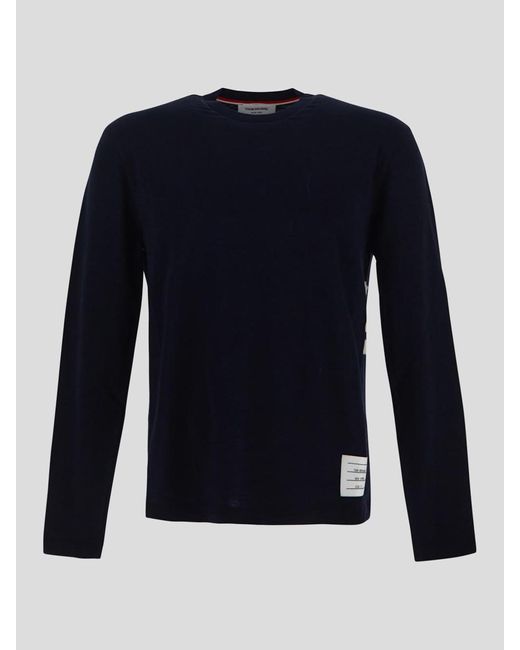Thom Browne Blue Thome T-Shirt for men