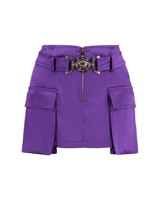 Versace Purple Duchesse Skirt