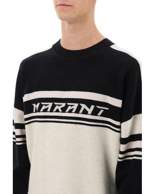 Isabel Marant Black Marant Colby Cotton Wool Sweater for men