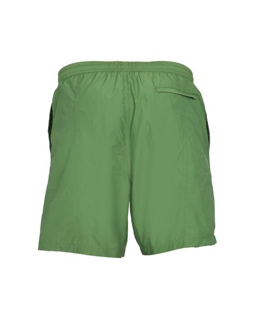 AMI Green Swimsuit With Logo for men