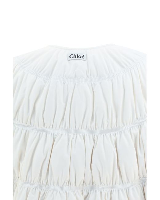 Chloé White Down Jackets