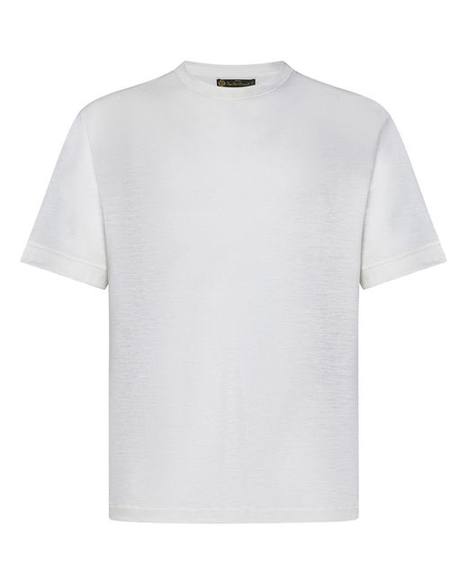 Franzese Collection White Franzese Napoli Alain Delon Model T-Shirt for men