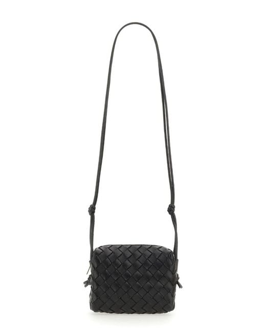 Bottega Veneta White Camera Bag "Loop" Mini