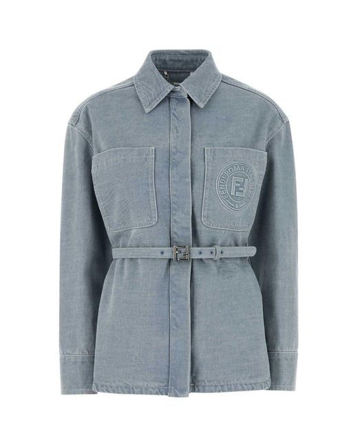 Fendi Blue 'Go-To' Jacket