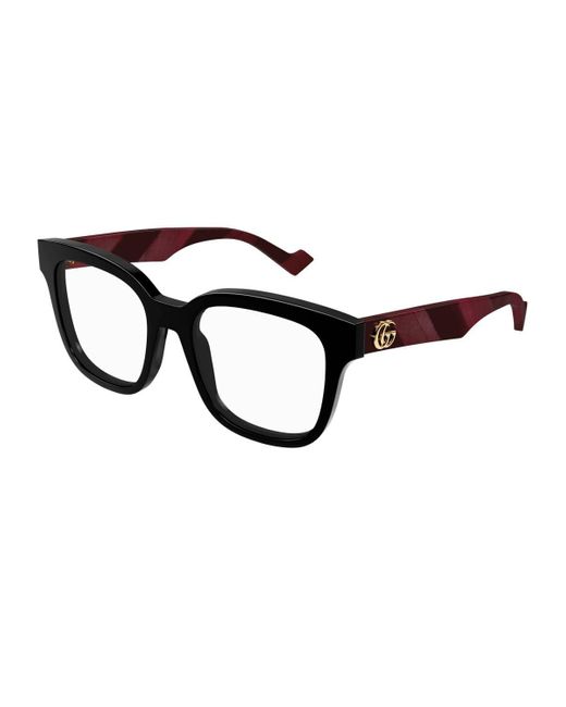 Gucci Black Gg0958O Linea Emblem Eyeglasses