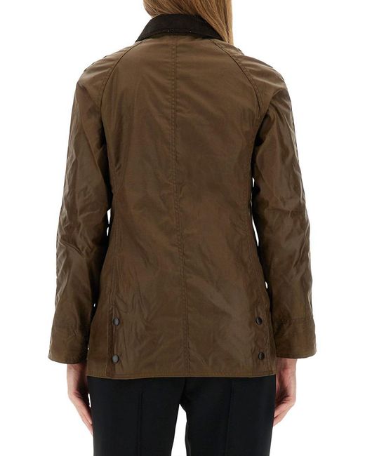 Barbour Brown Waxed Jacket "Beandell"