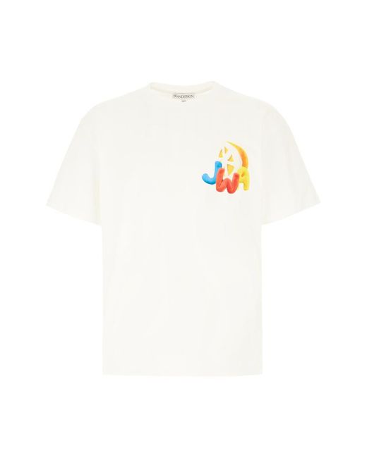 J.W. Anderson White Jw Anderson T-Shirt for men