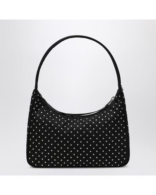 Prada Black Re-Edition Handbag With Studs