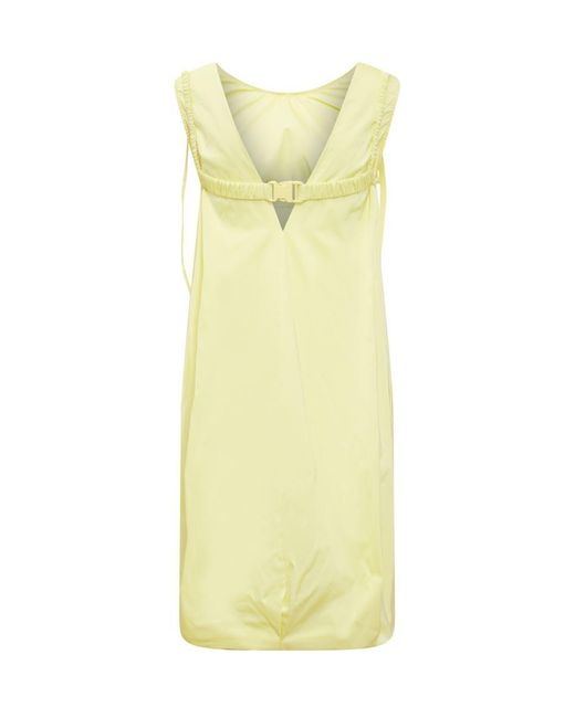 Sportmax Yellow Sleeveless Dress