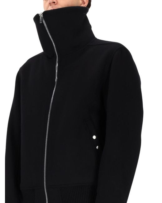 Rick Owens Black Dpp - Jacket "blixa Dracucollar" for men