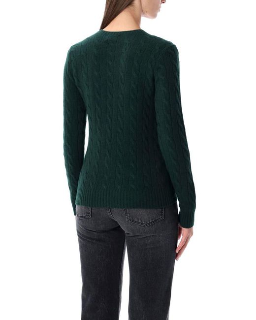 Polo Ralph Lauren Green Cable Knit Sweater