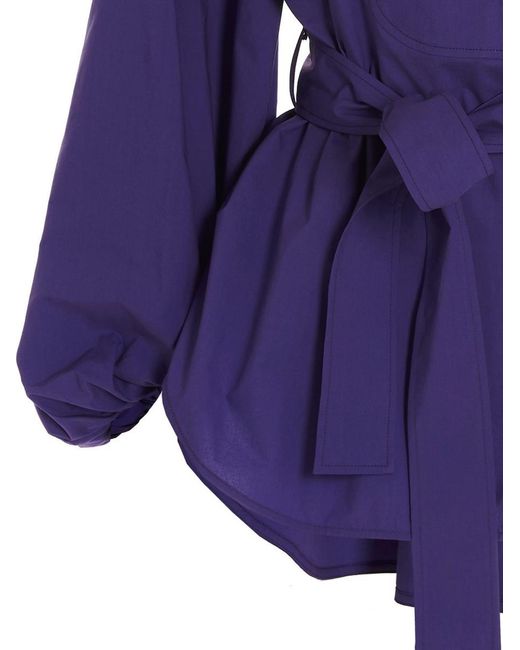 P.A.R.O.S.H. Purple Belted Shirt