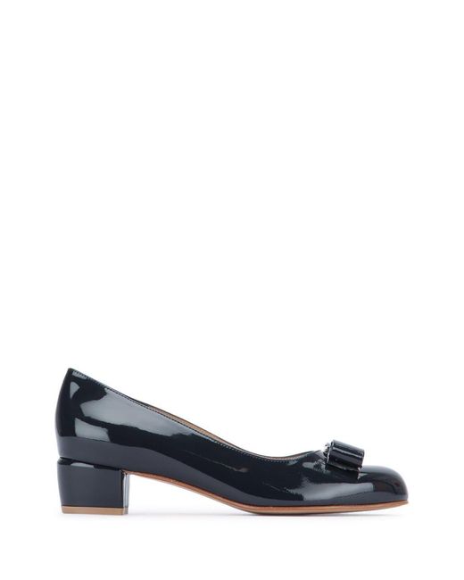 Ferragamo Blue Heeled Shoes