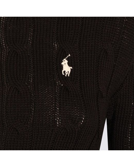 Polo Ralph Lauren Black Cotton Knitwear